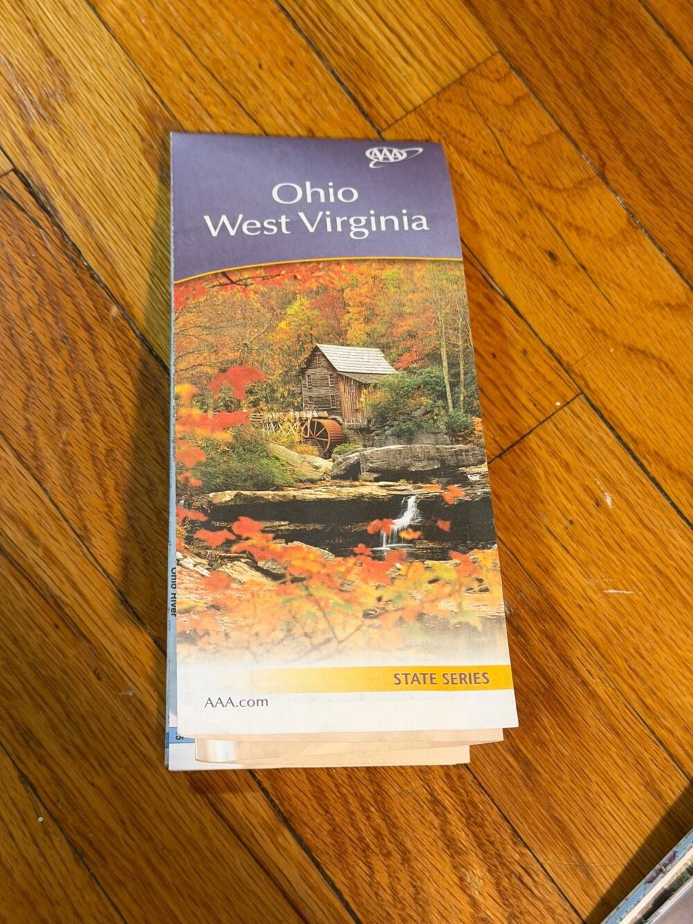 AAA Road Map-The Map of Ohio and West Virginia -State Series- 2017